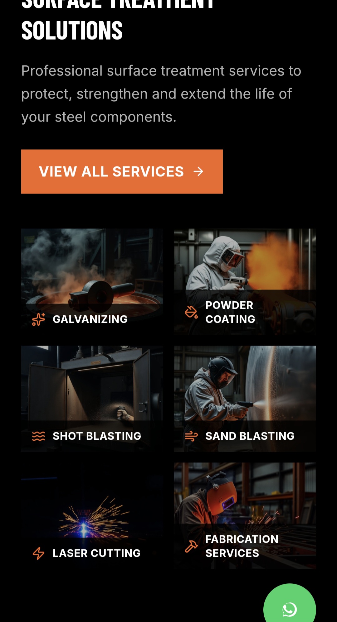 Industrial supplies supplies website in development by LaunchDesk Digital
